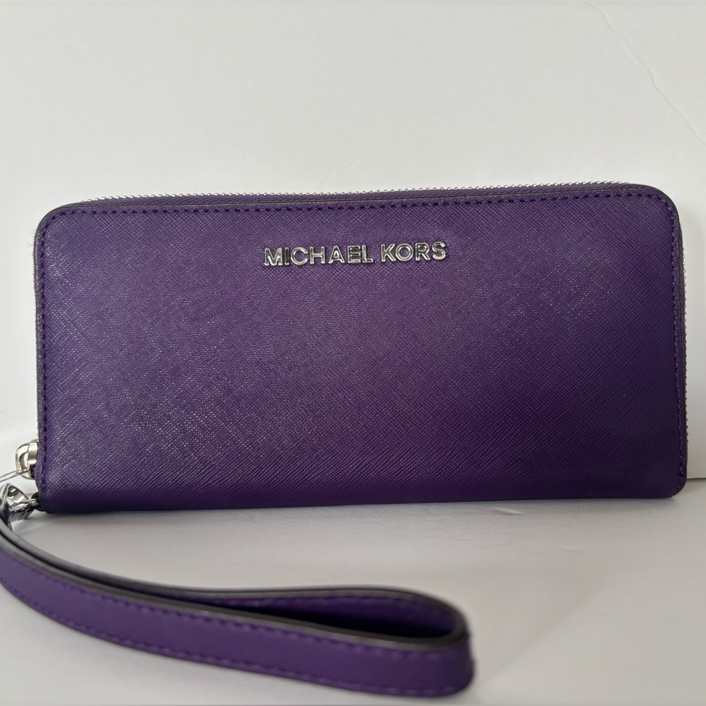 Michael Kors Violet Wristlet Clutch